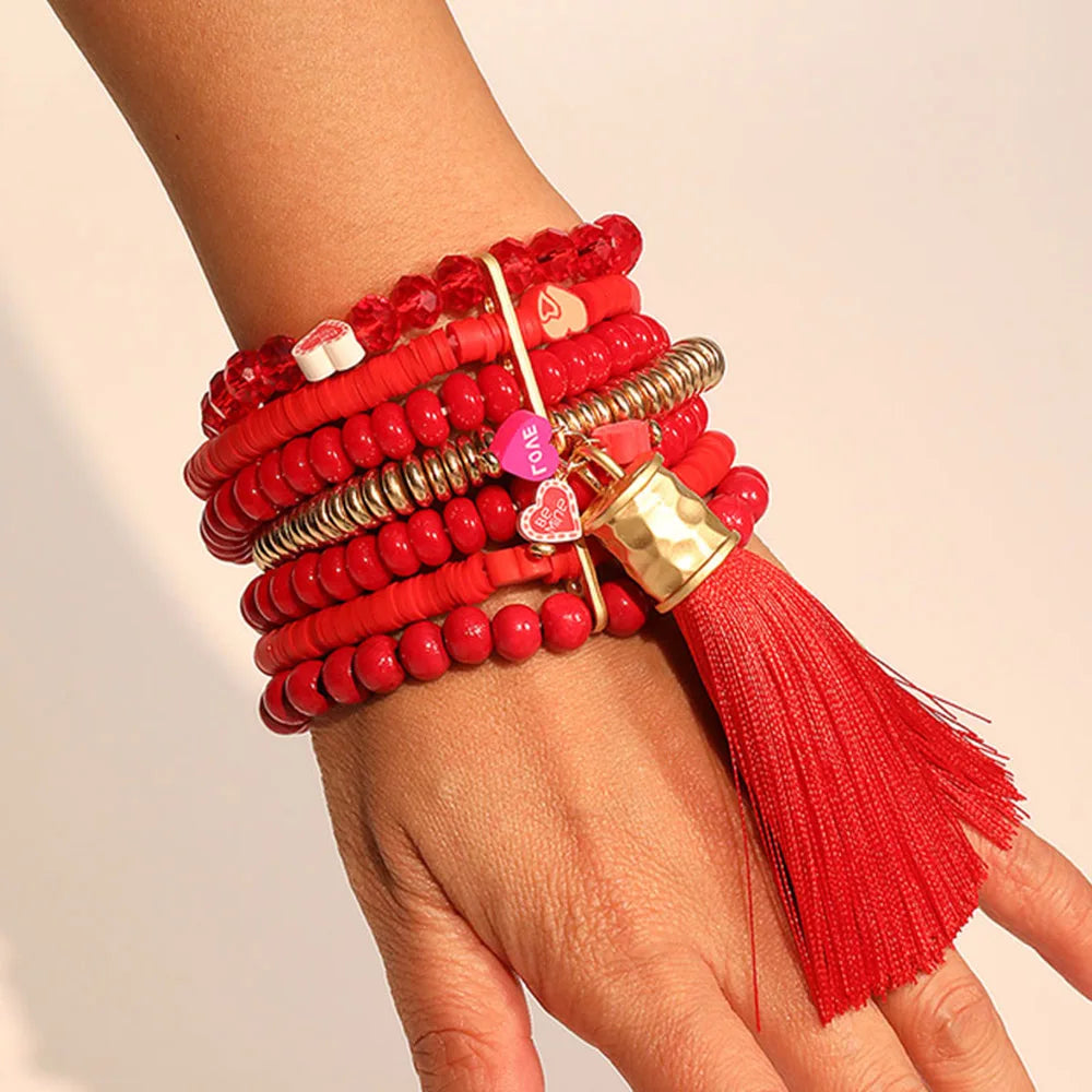 Bracelet Perle et Pompon