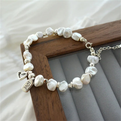 Bracelet Coeur Perle