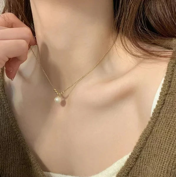 Collier Or et Perle