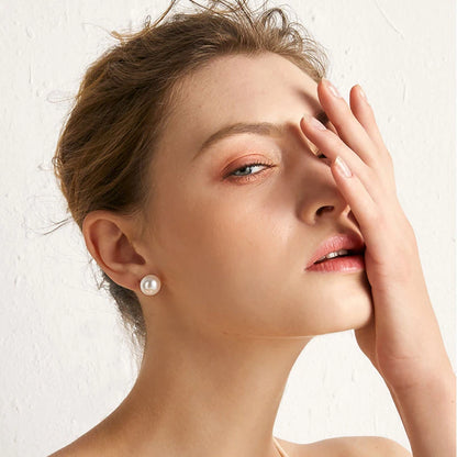 Boucle d'Oreille Grosse Perle de Culture