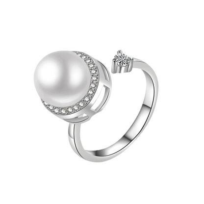 Bague avec Perle Amovible