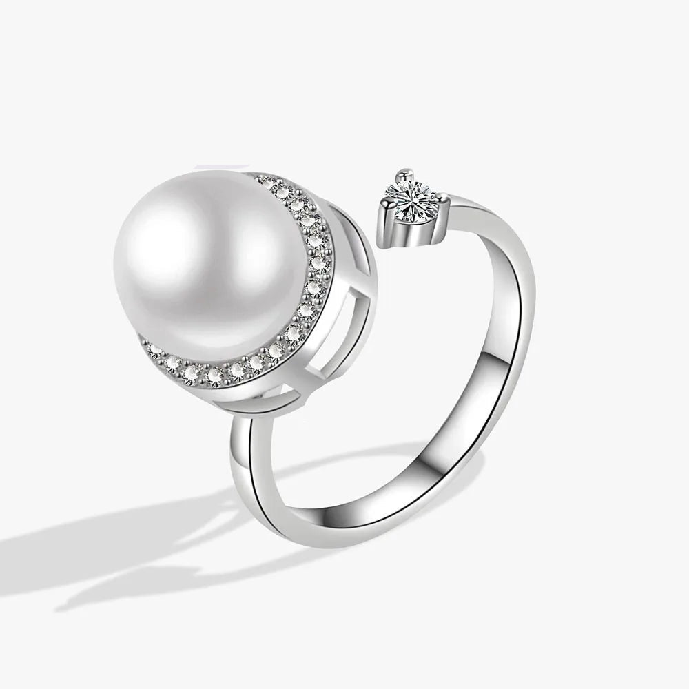 Bague avec Perle Amovible