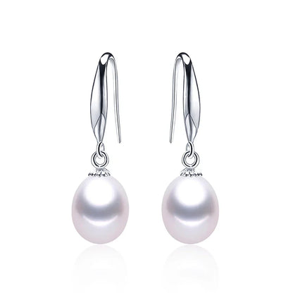 Boucle d'Oreille Perle Argent
