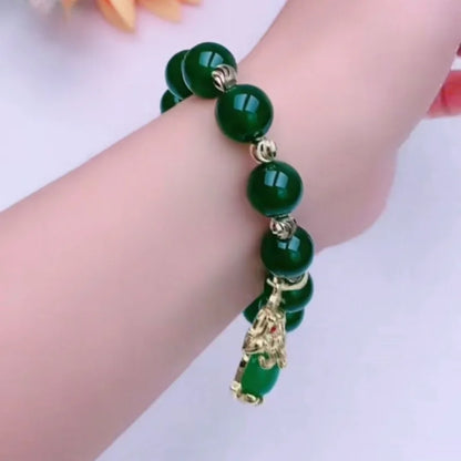 Bracelet Perle Verte