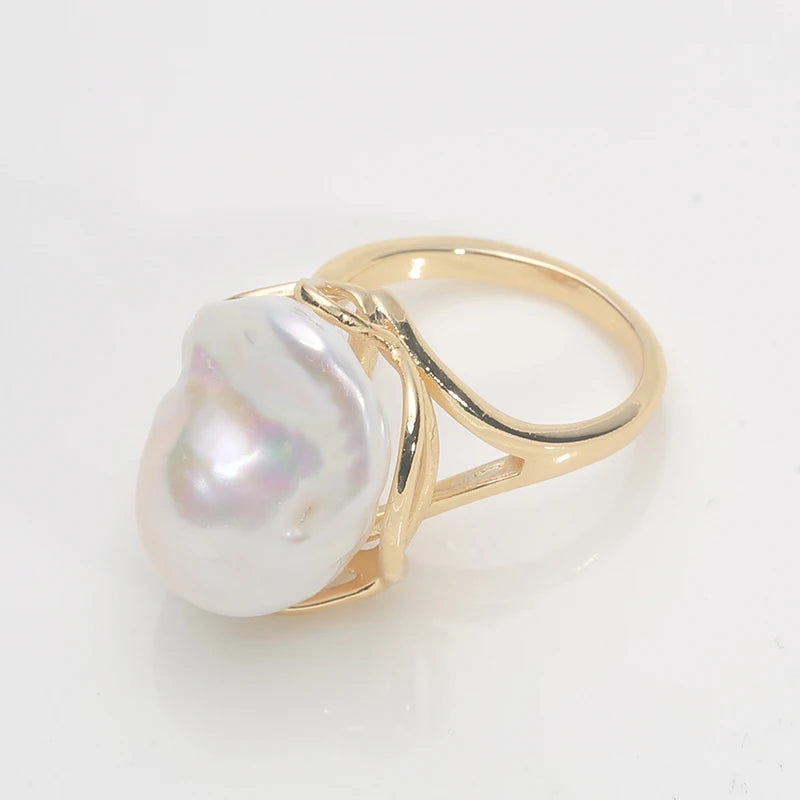 Bague Perle Baroque