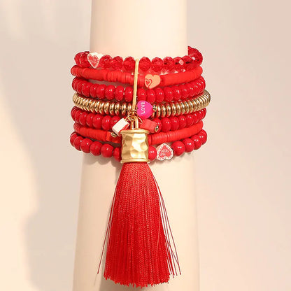 Bracelet Perle et Pompon