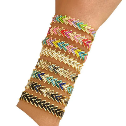 Bracelet en Perle Tissé