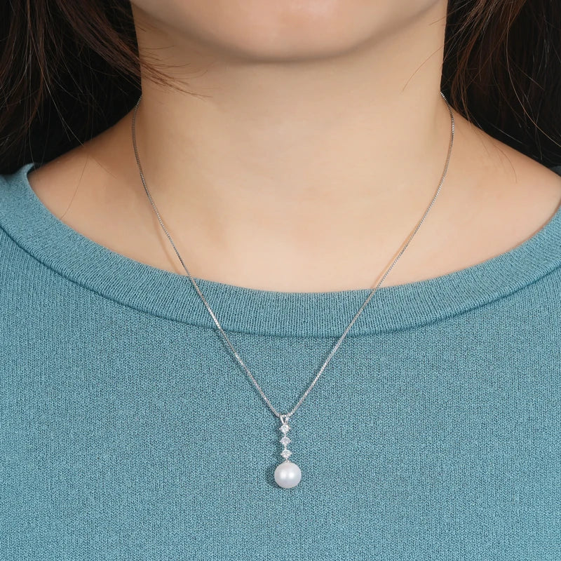 Collier Perle Argent 925