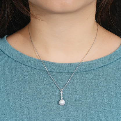 Collier Perle Argent 925