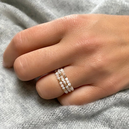 Bague Perle Heishi
