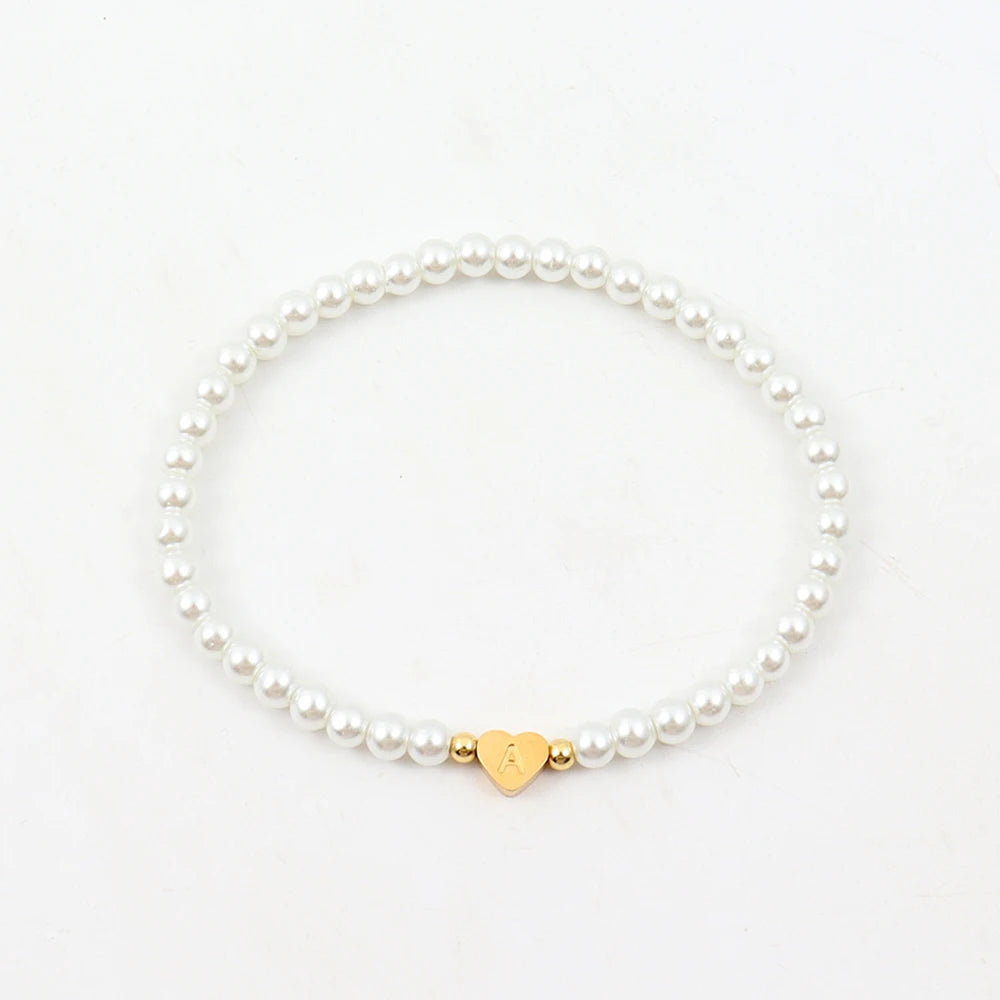 Bracelet Perle Lettre
