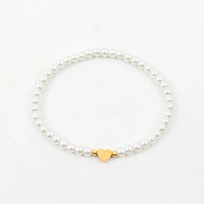 Bracelet Perle Lettre