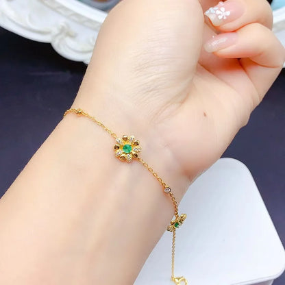 Bracelet Perle Emeraude