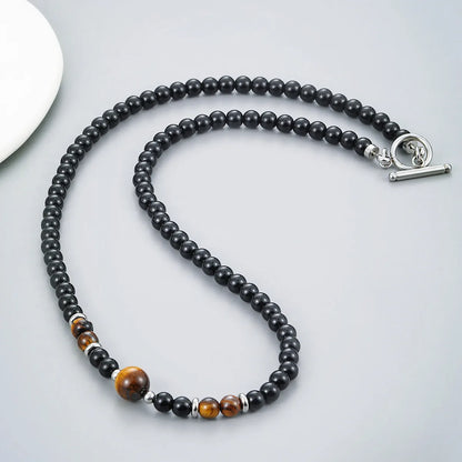 Collier Perle Noire Ras de Cou