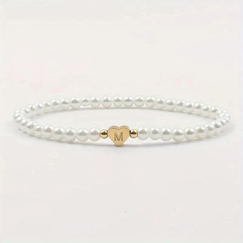 Bracelet Perle Lettre