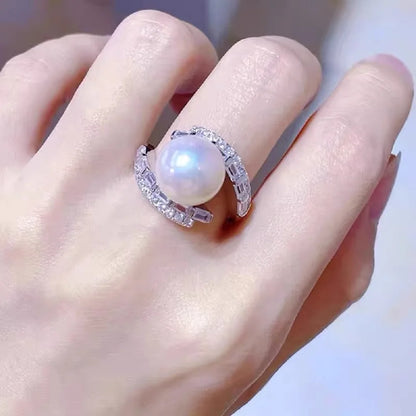 Bague Argent et Perle de Culture