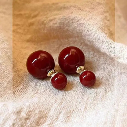 Boucle d'Oreille Perle Résine