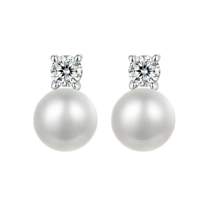 Boucle d'Oreille Perle Mariage