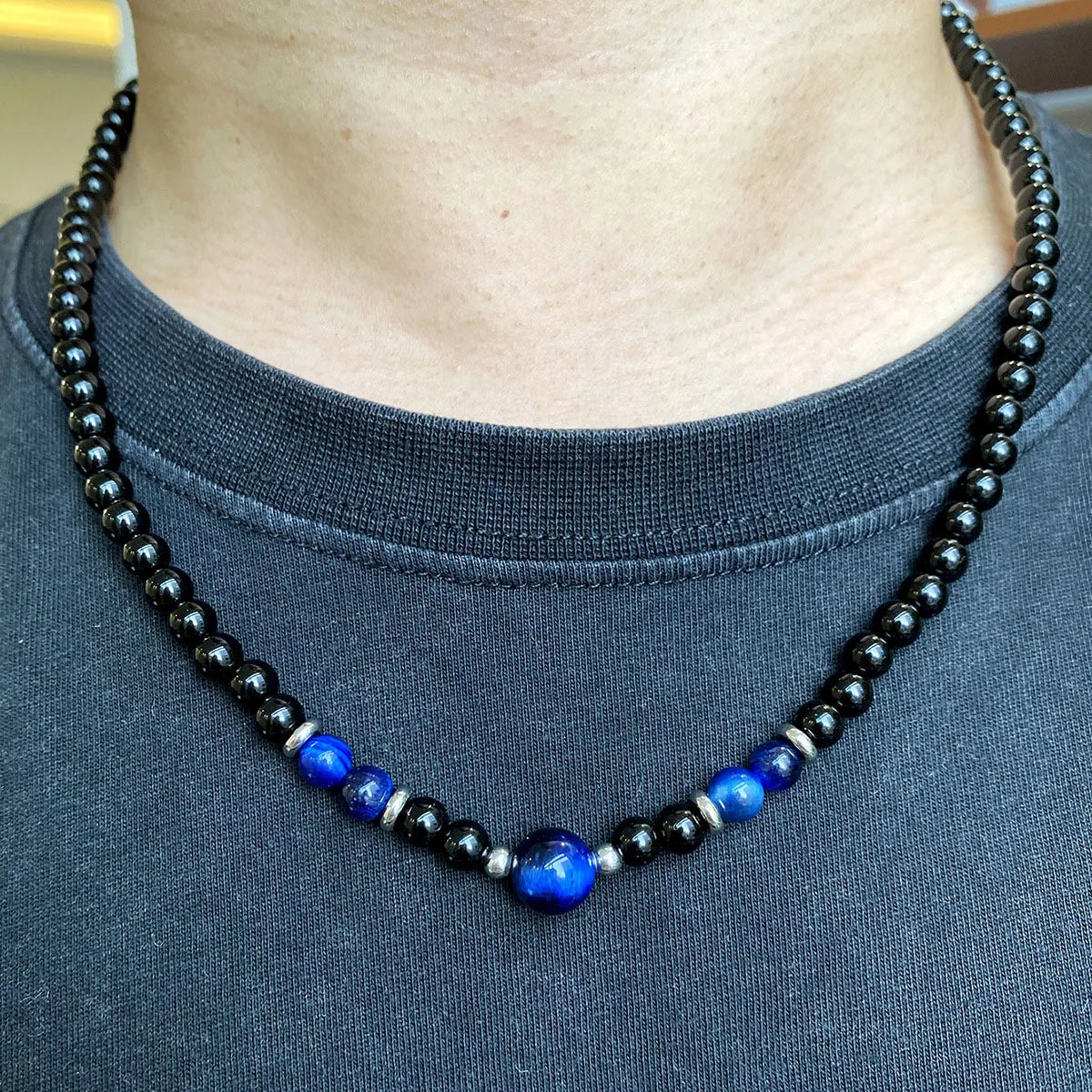 Collier Perle Noire Ras de Cou