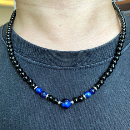 Collier Perle Noire Ras de Cou