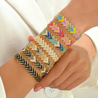 Bracelet en Perle Tissé