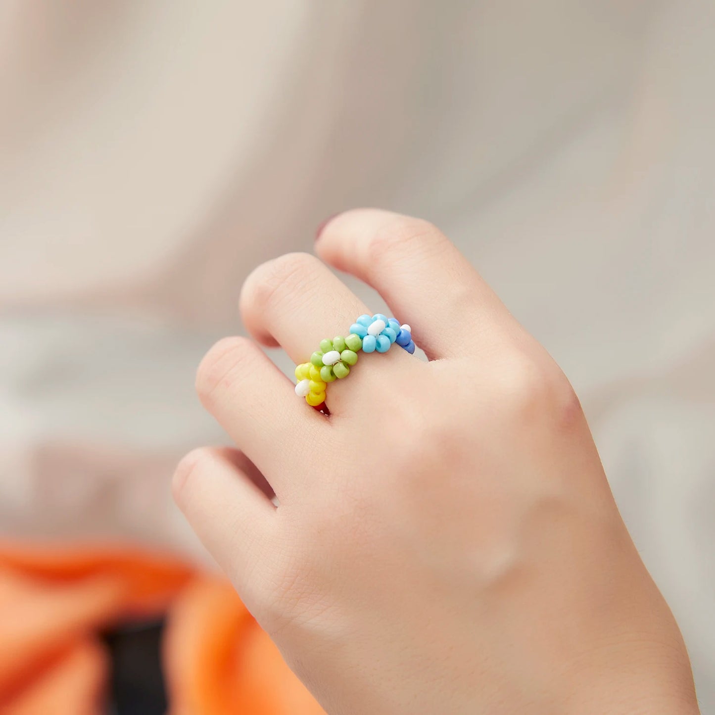 Bague en Perle de Rocaille