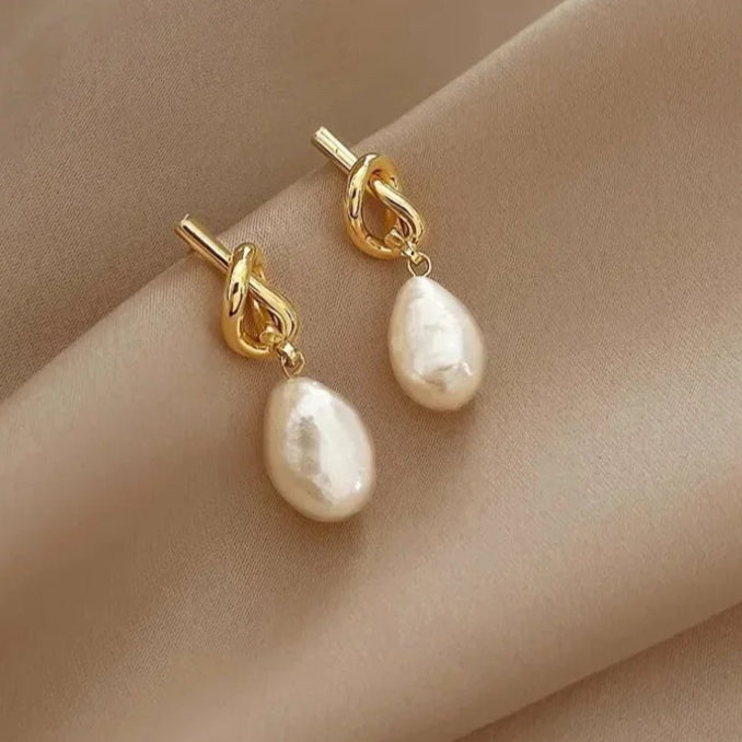 Boucle d'Oreille Perle d'Huitre