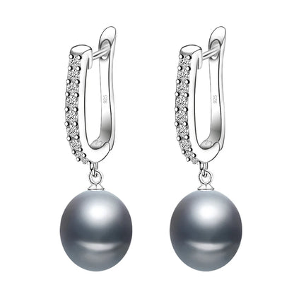 Boucle d'Oreille Perle Noire