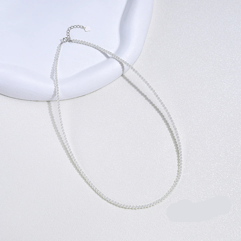 Collier Perle Fine Ras de Cou