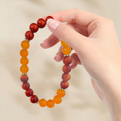 Bracelet Perle Orange