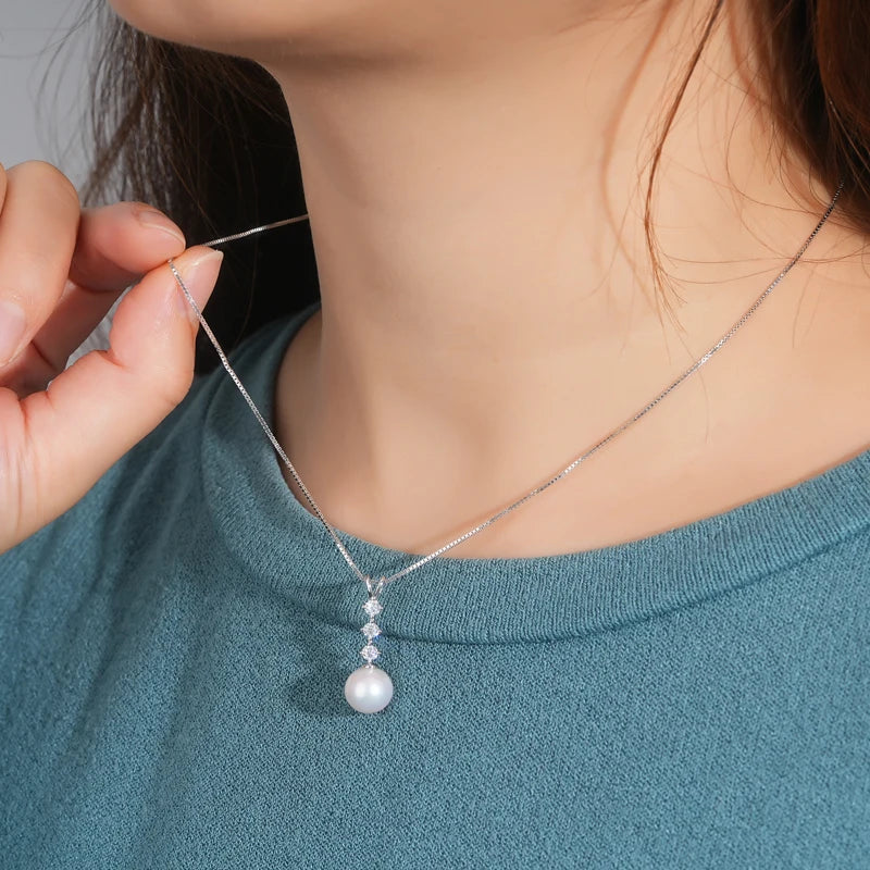 Collier Perle Argent 925