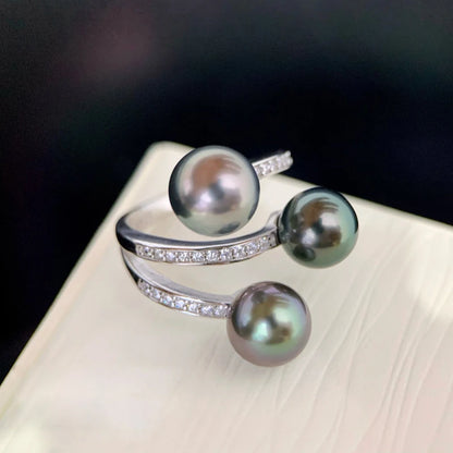 Bague Perle Noire