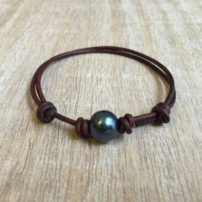 Bracelet Cordon Perle Tahiti