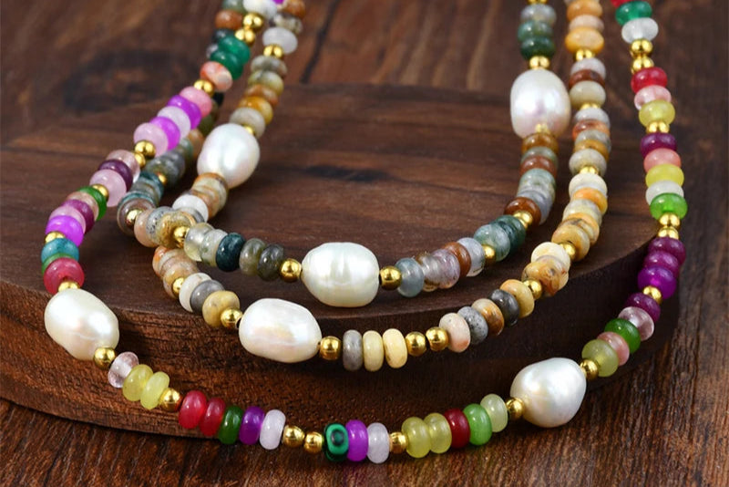 Collier Perle Couleur