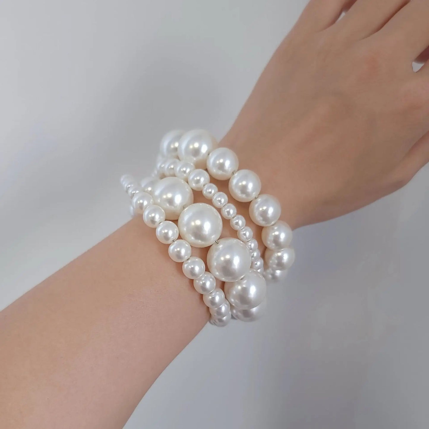 Bracelet Multi-Rangs Perles
