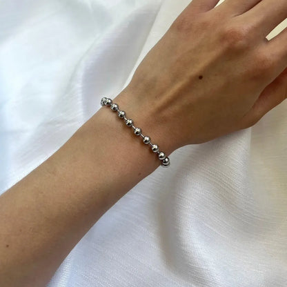 Bracelet Perle en Acier Inoxydable