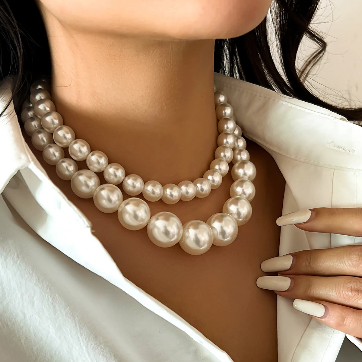 Collier Grosse Perle