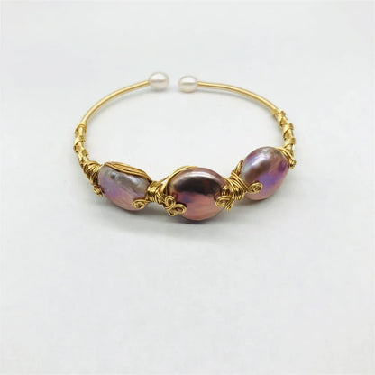 Bracelet Perle Ronde Plate