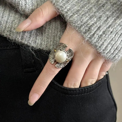 Bague Ancienne Perle