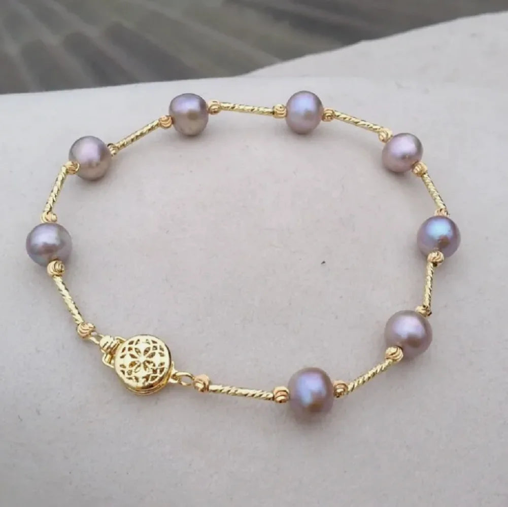 Bracelet Or et Perles de Culture