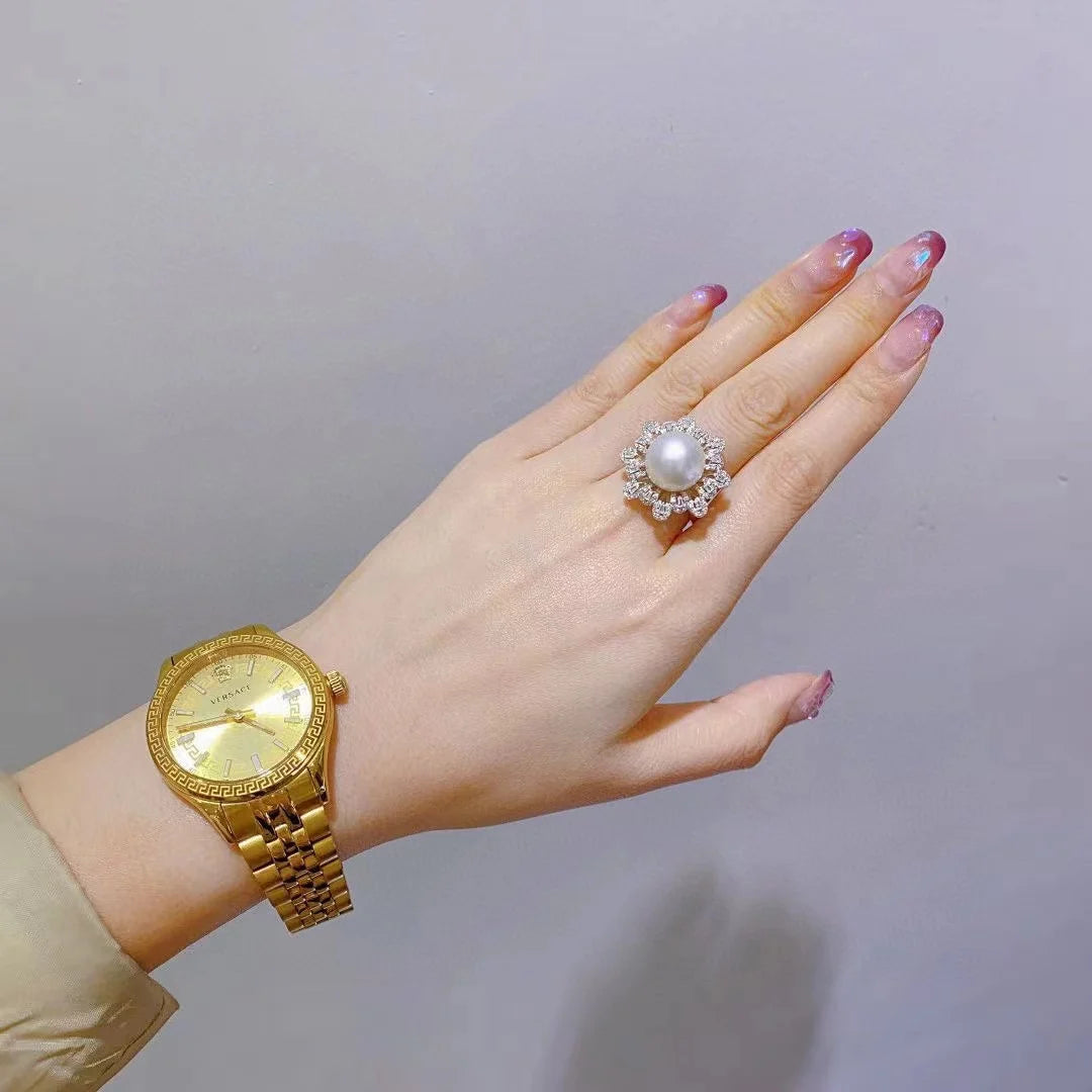 Bague Ancienne Perle et Diamant