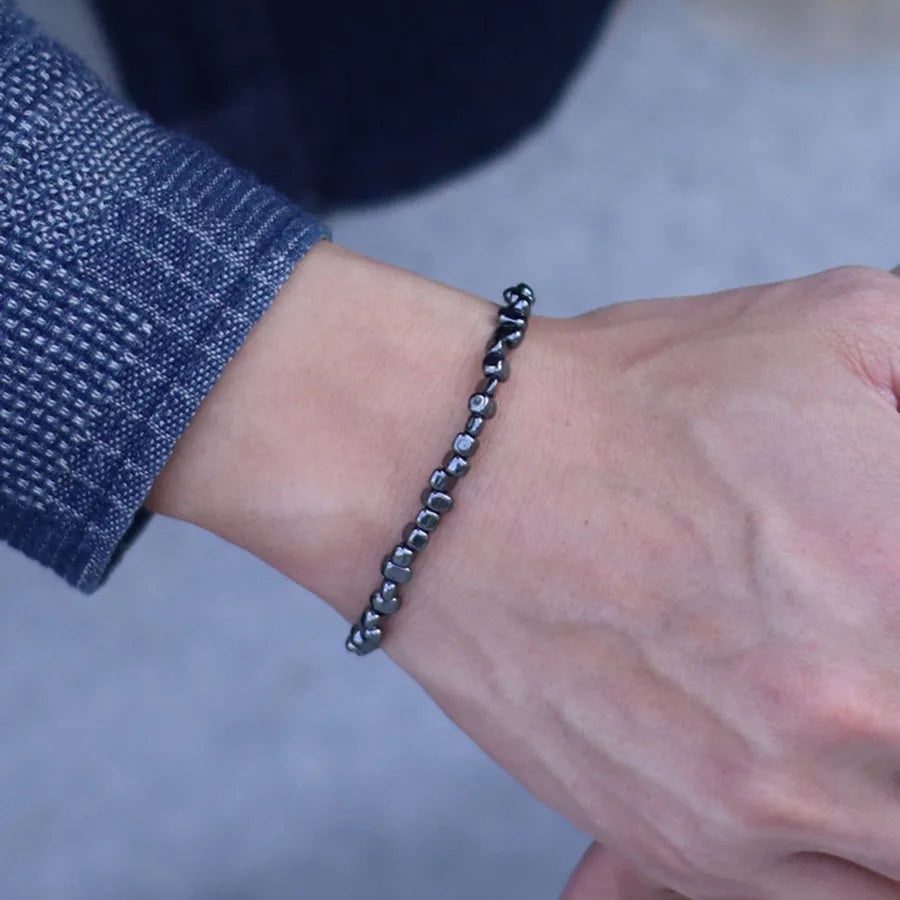 bracelet perle noeud coulissant