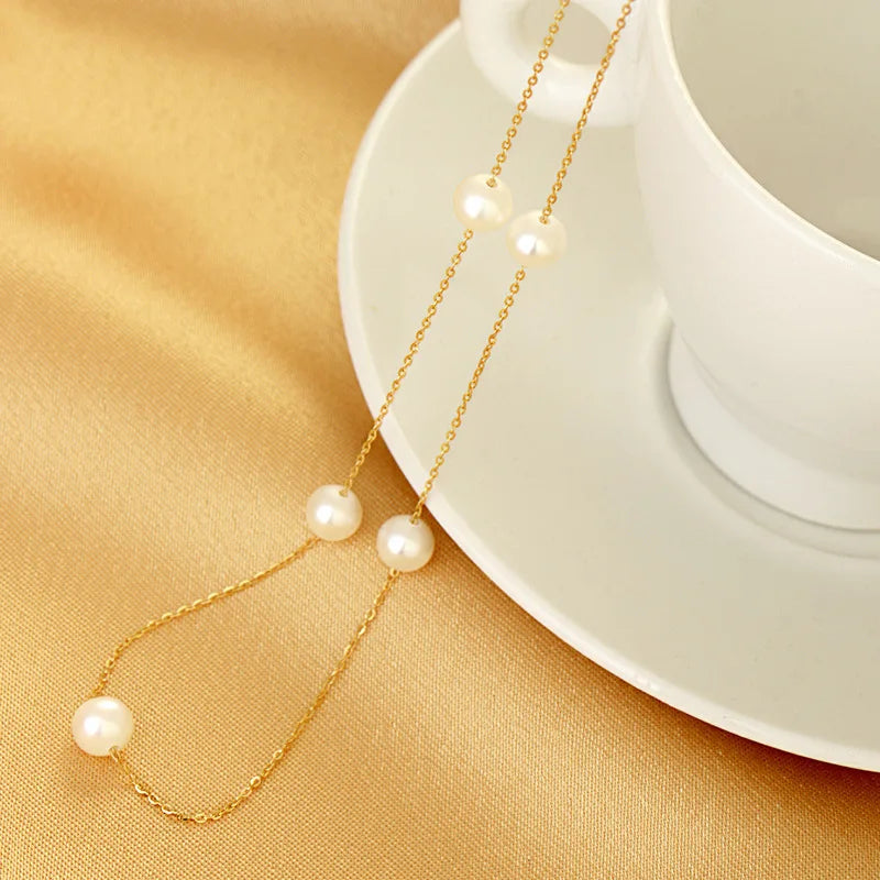 Collier Perle de Culture Or