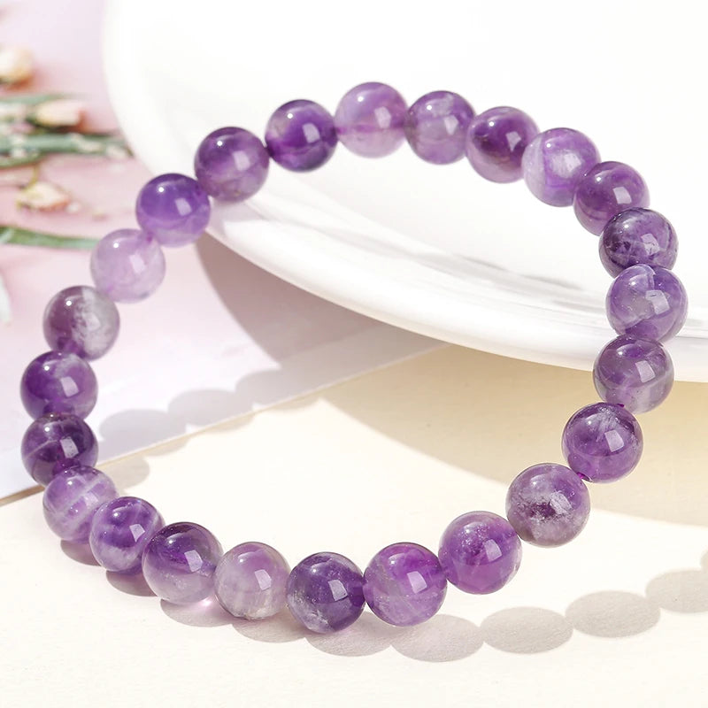 Bracelet Perle Amethyste