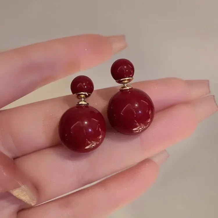 Boucle d'Oreille Perle Résine