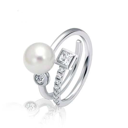 Bague Perle Diamant