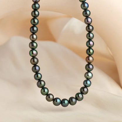 Collier Perle Noire Tahiti