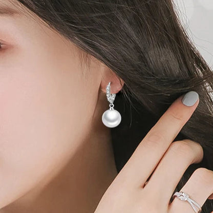 Boucle d'Oreille Perle de Culture Argent
