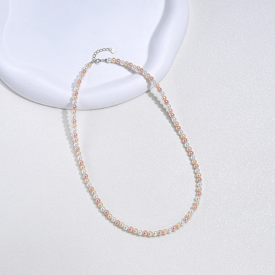 Collier Perle Fine Ras de Cou