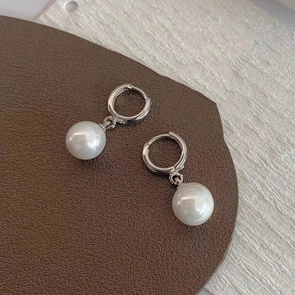 Boucle d'Oreille Perle Acier Inoxydable